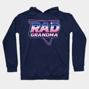 Rad Grandma - 80's Retro Vintage Retrowave Mother's Day Hoodie